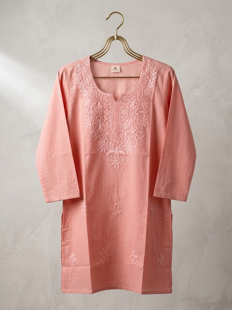 Jaipuri Cotton Floral printed Short top Kurti