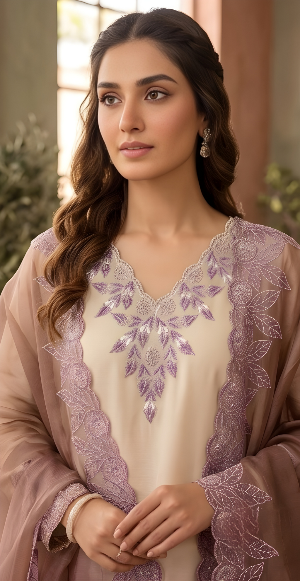 Shimmer Gradient Kurta Set