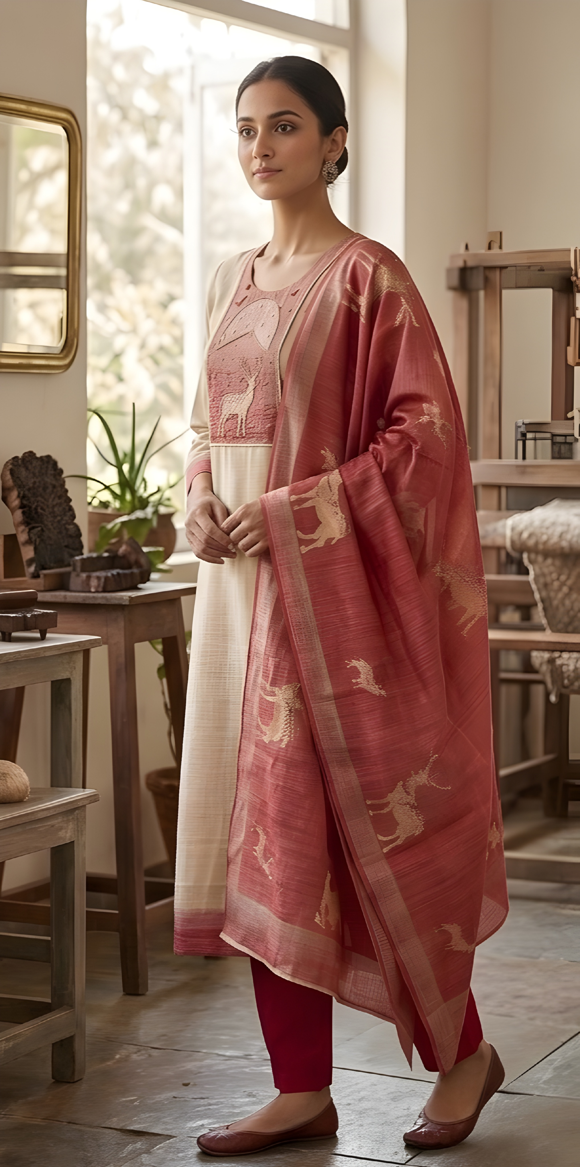 Jamdani Kurta Set