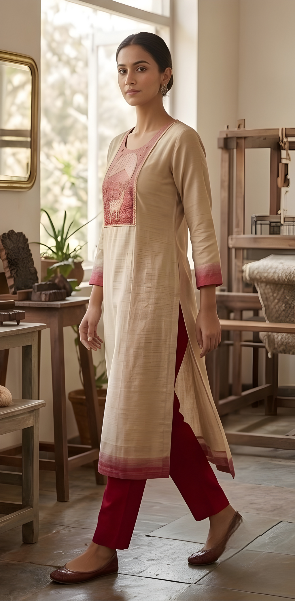 Jamdani Kurta Set