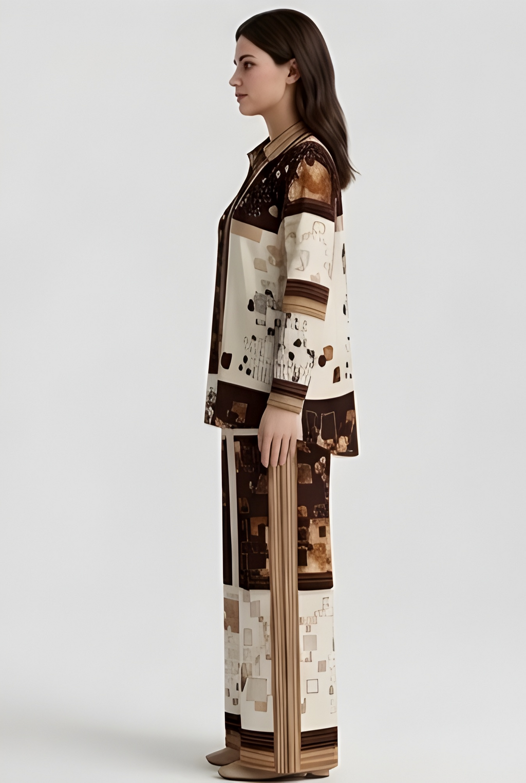 Abstract Geometric Print Co-Ord Set