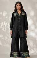 Black Printed Co-Ord Set
