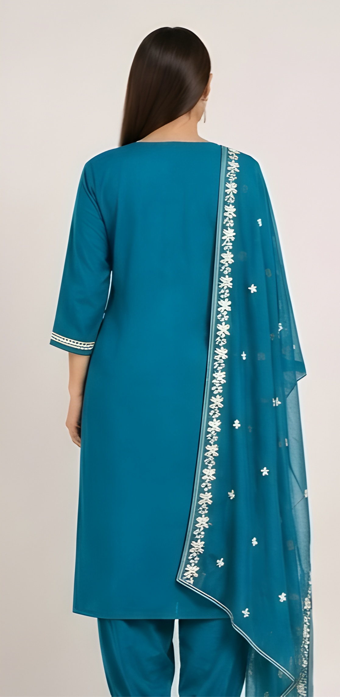 Classic Festive Embroidered Three-Piece Suit