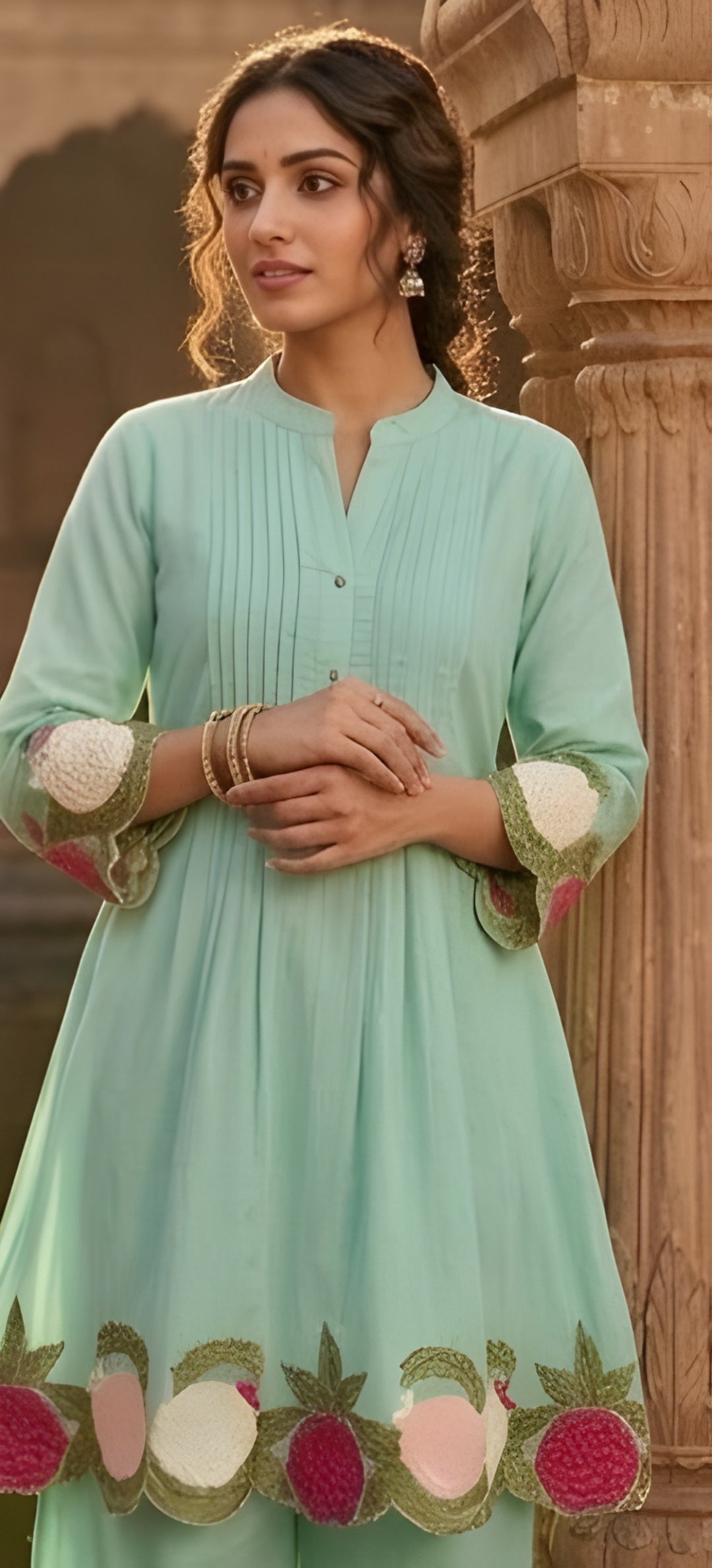 Contemporary Relaxed Cotton Tunic & Trousers Co-Ord Set